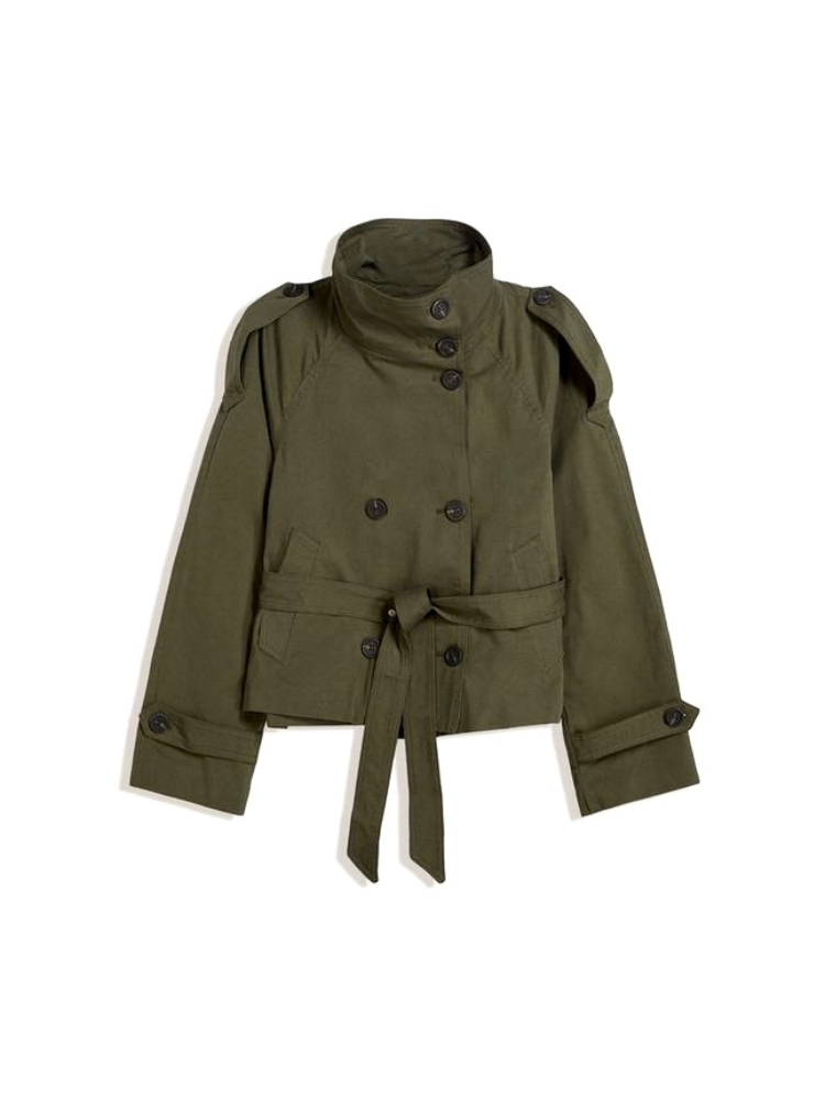 Double-Breasted Short Jacket