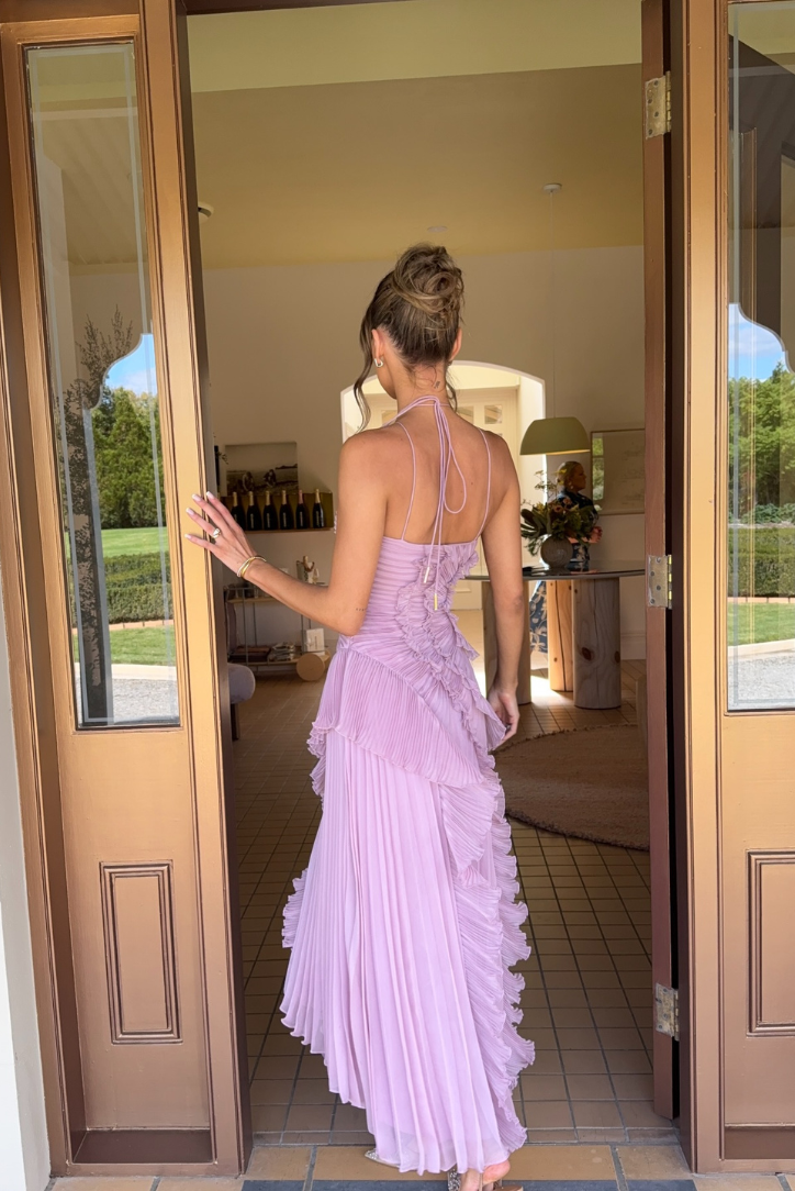 Halter Neck Midi Dress