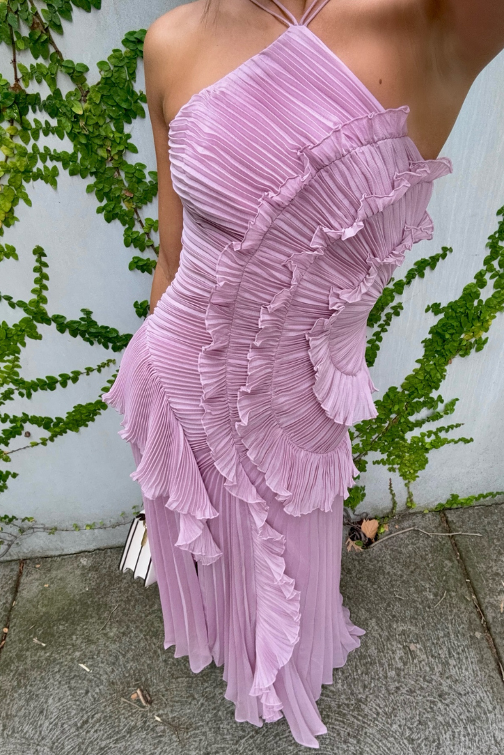 Halter Neck Midi Dress