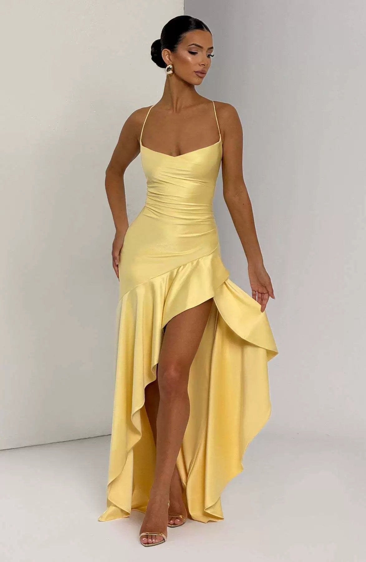 High-Low Maxi Dress