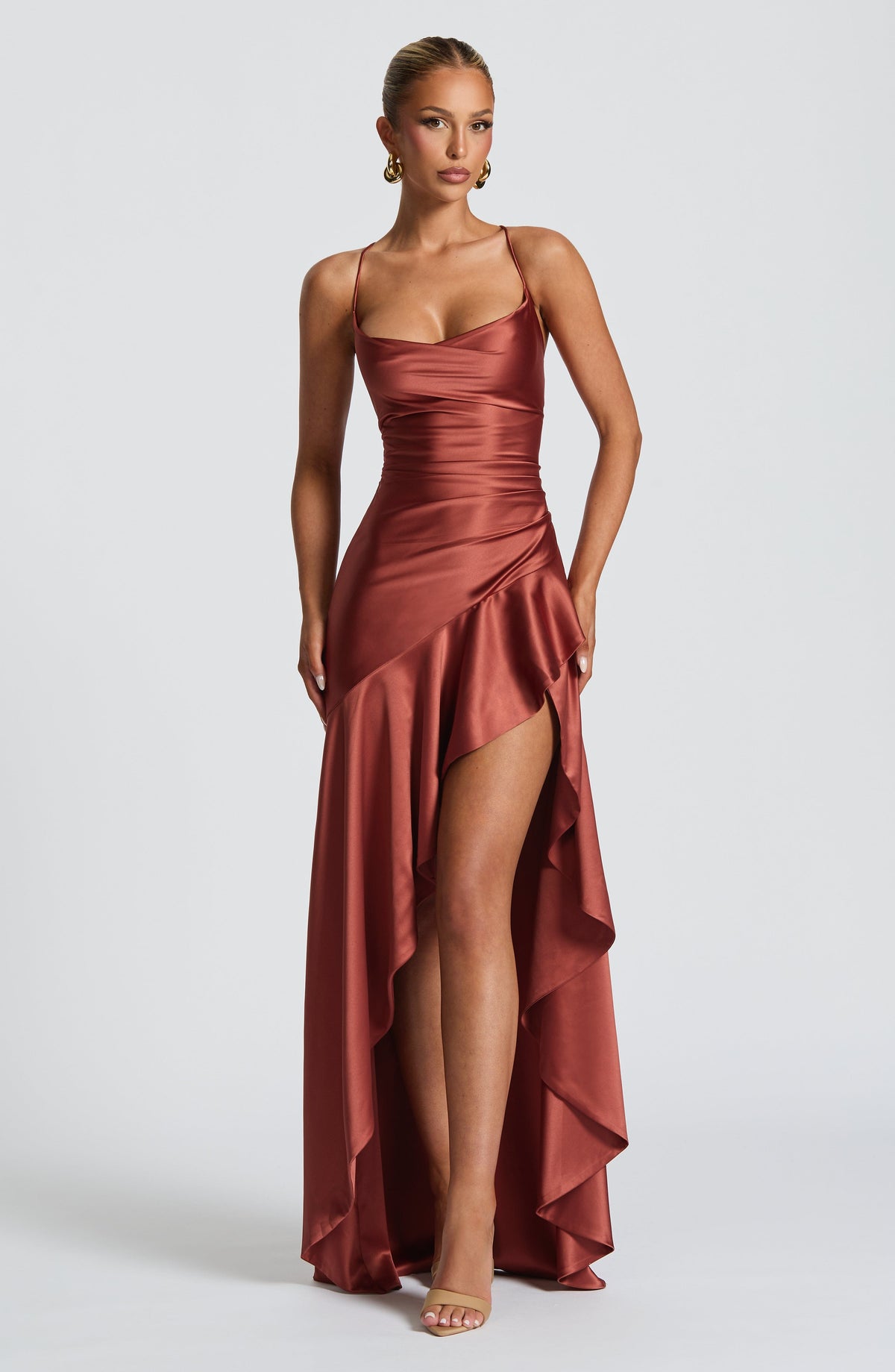 High-Low Maxi Dress