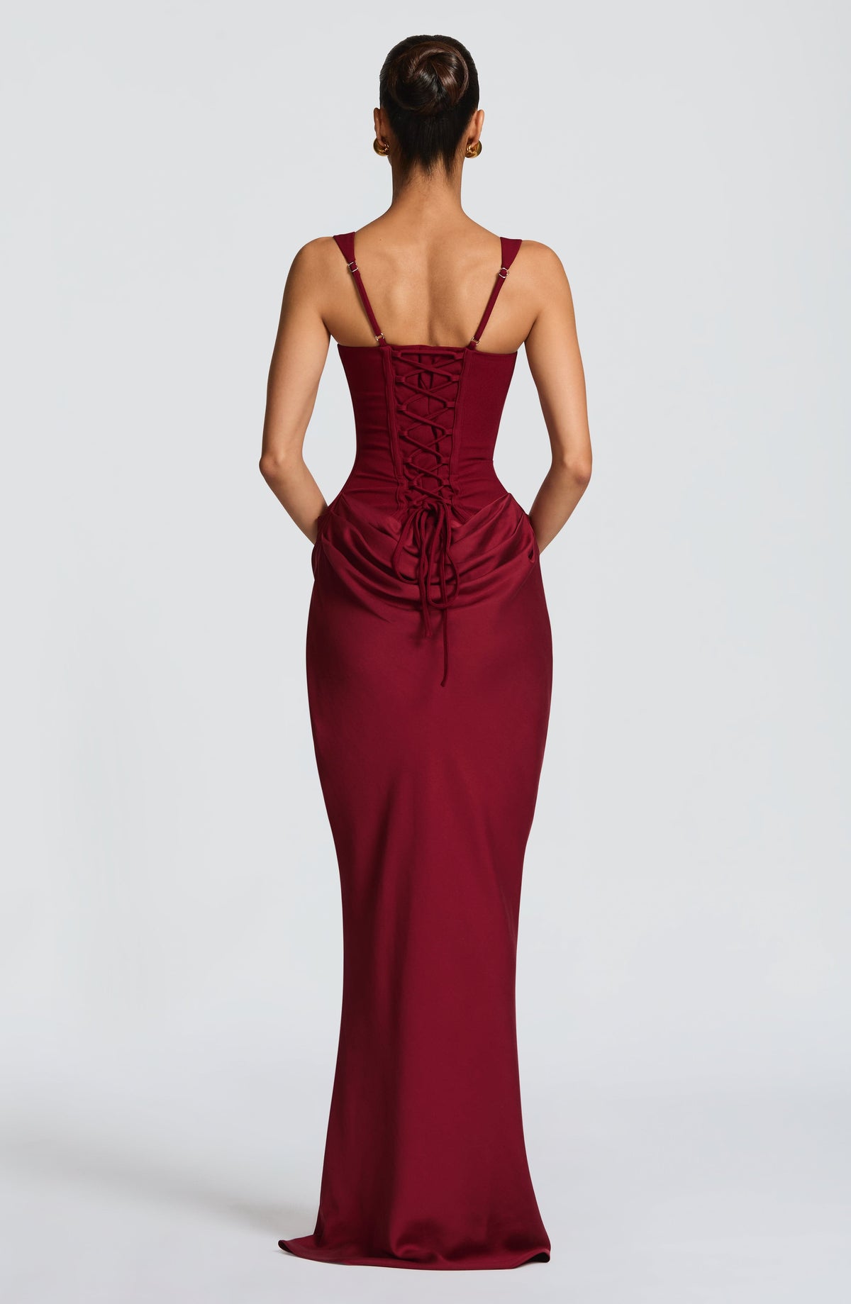 Corset-Bodice Maxi Dress