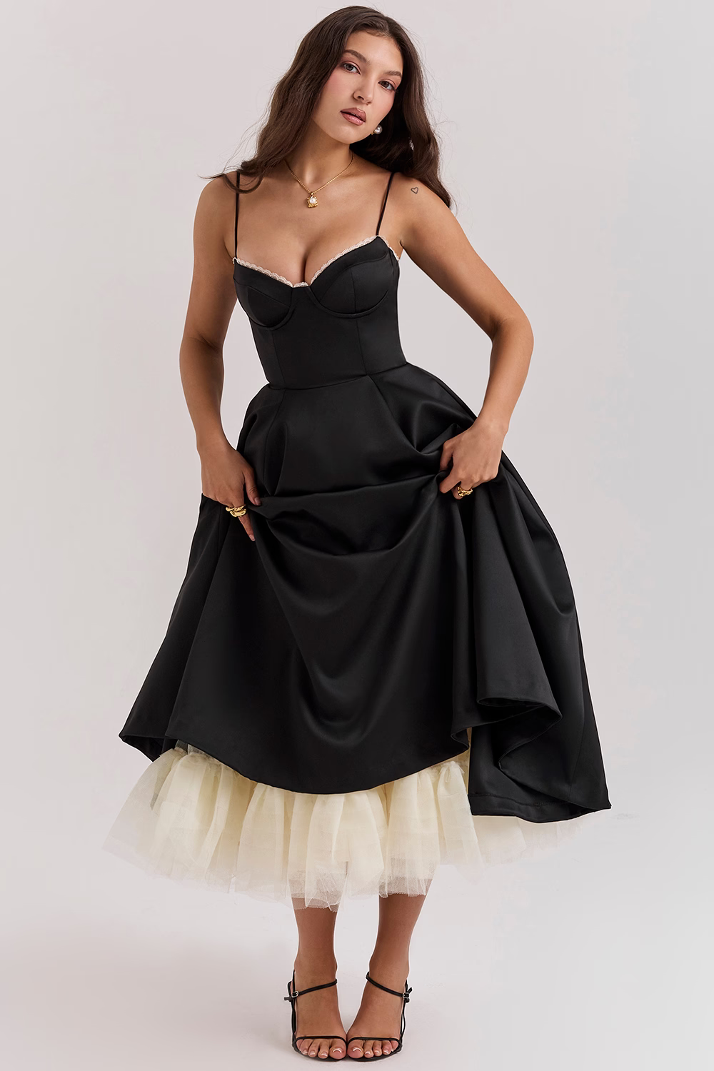 Bustier Midi Dress
