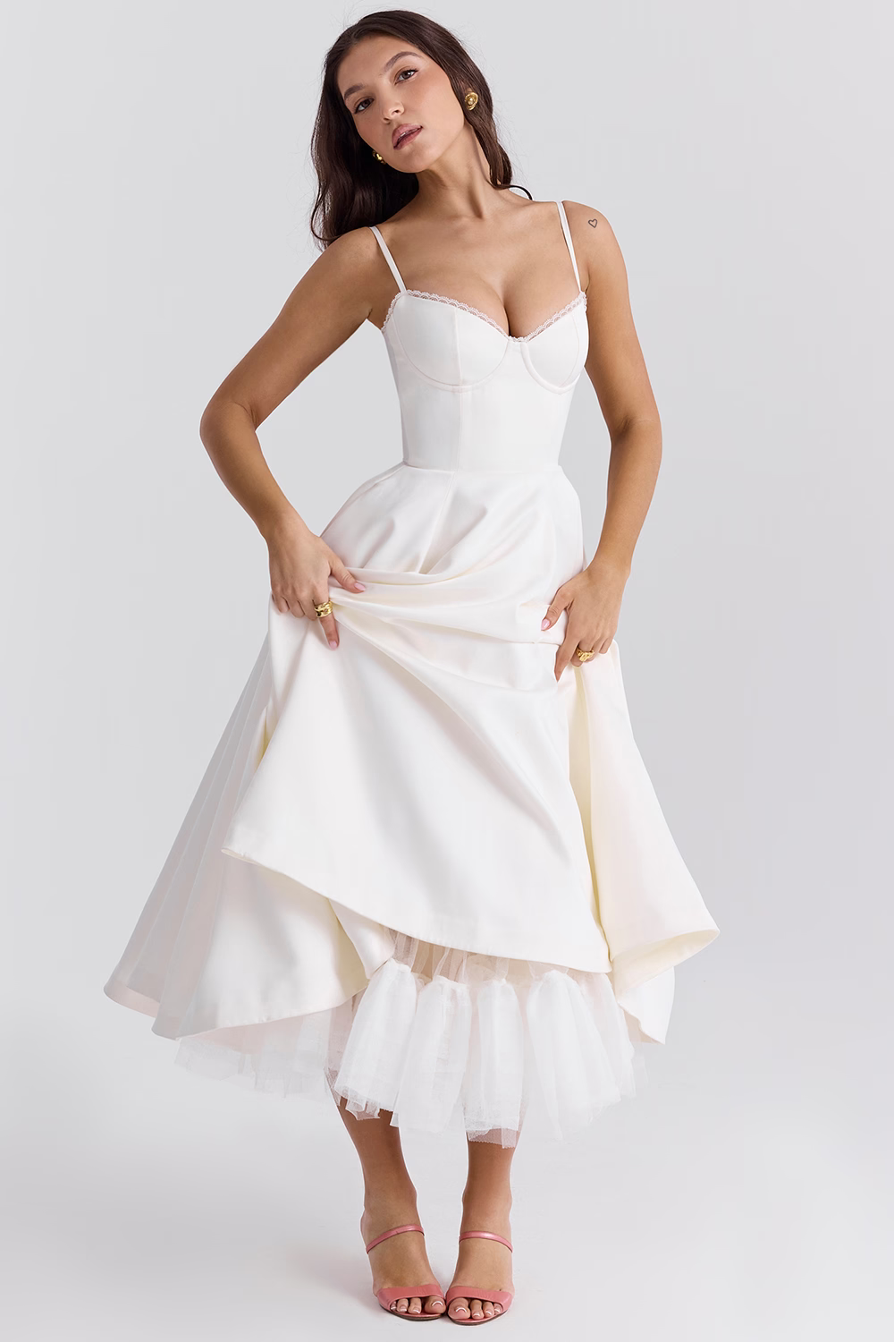 Bustier Midi Dress