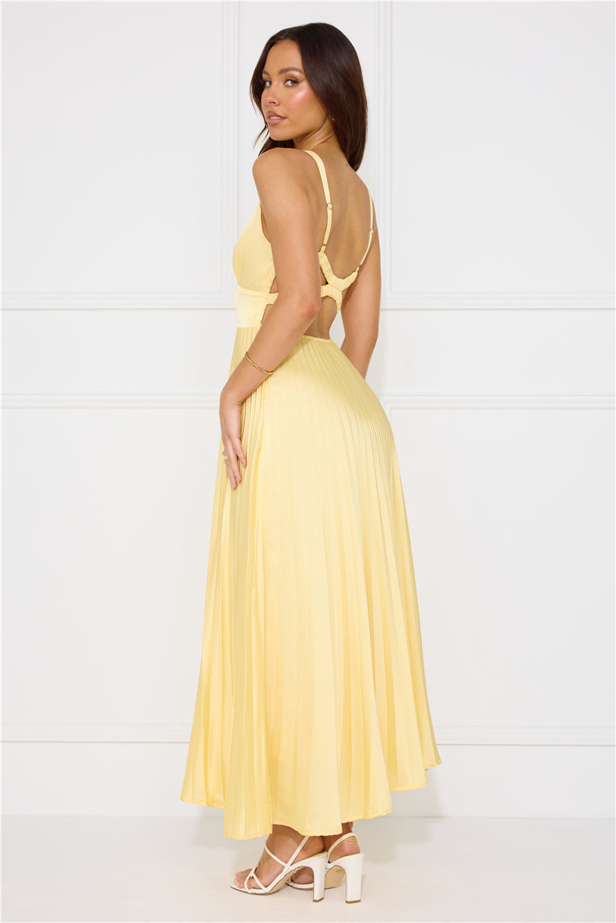 Pleated Maxi Dress