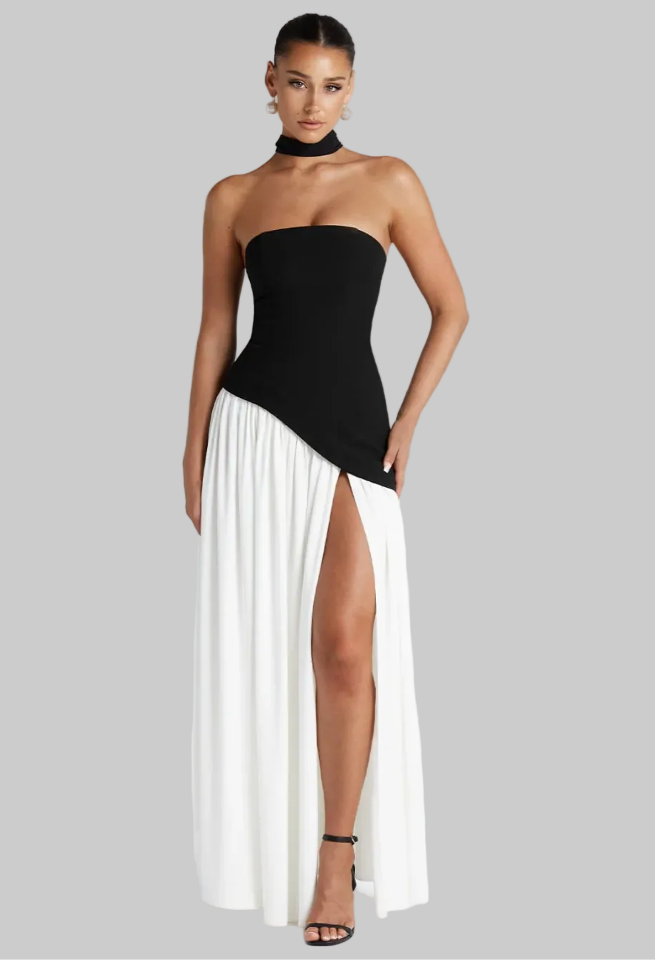 Strapless Bandeau Maxi Dress