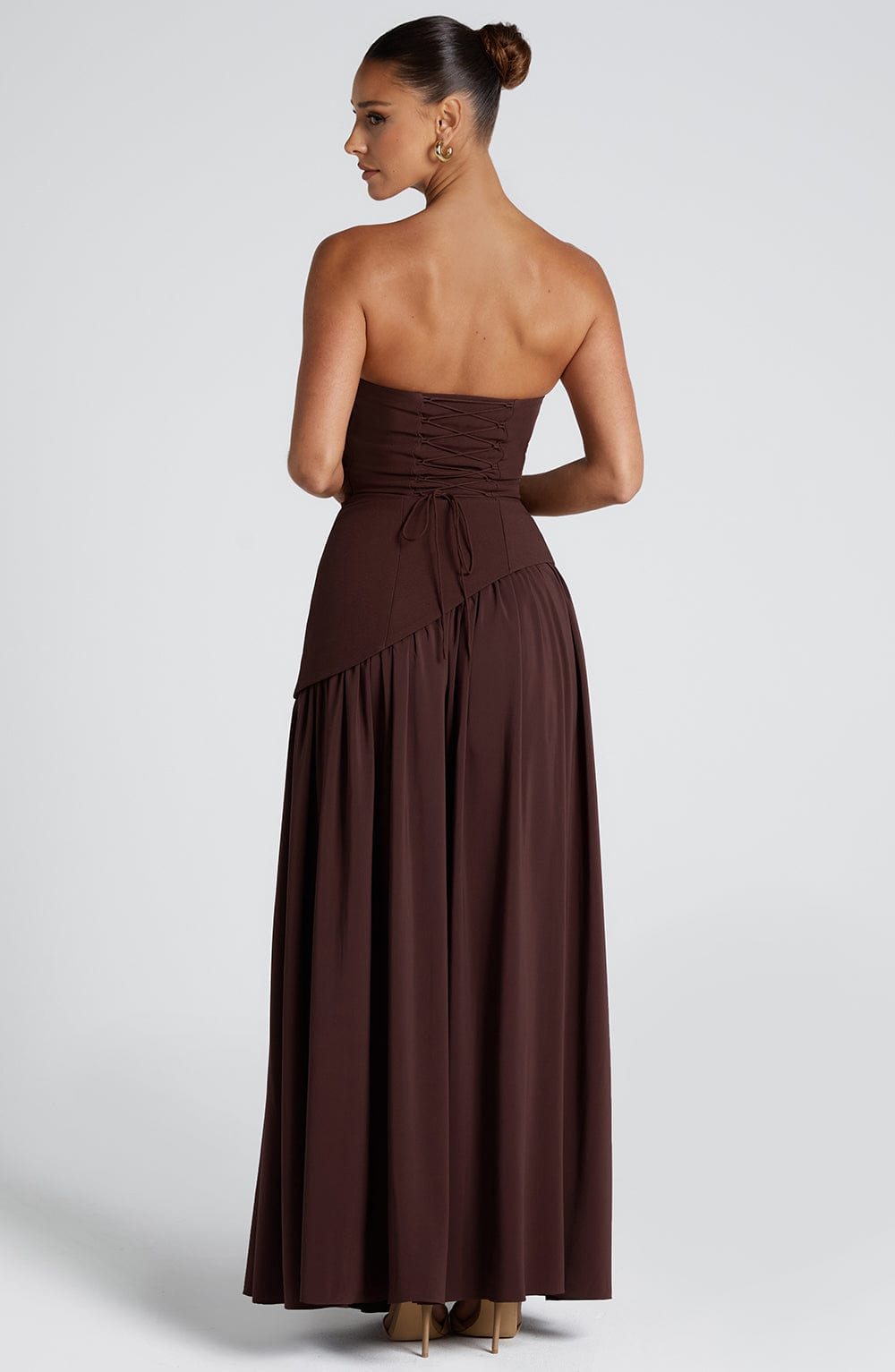 Strapless Bandeau Maxi Dress