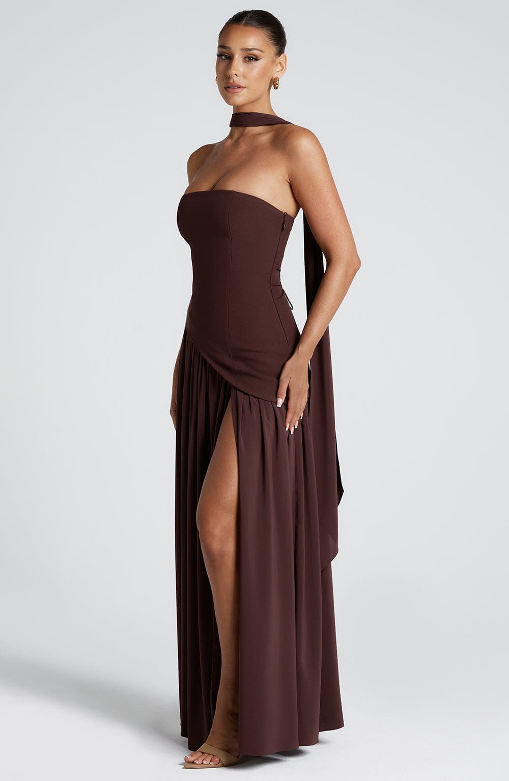 Strapless Bandeau Maxi Dress