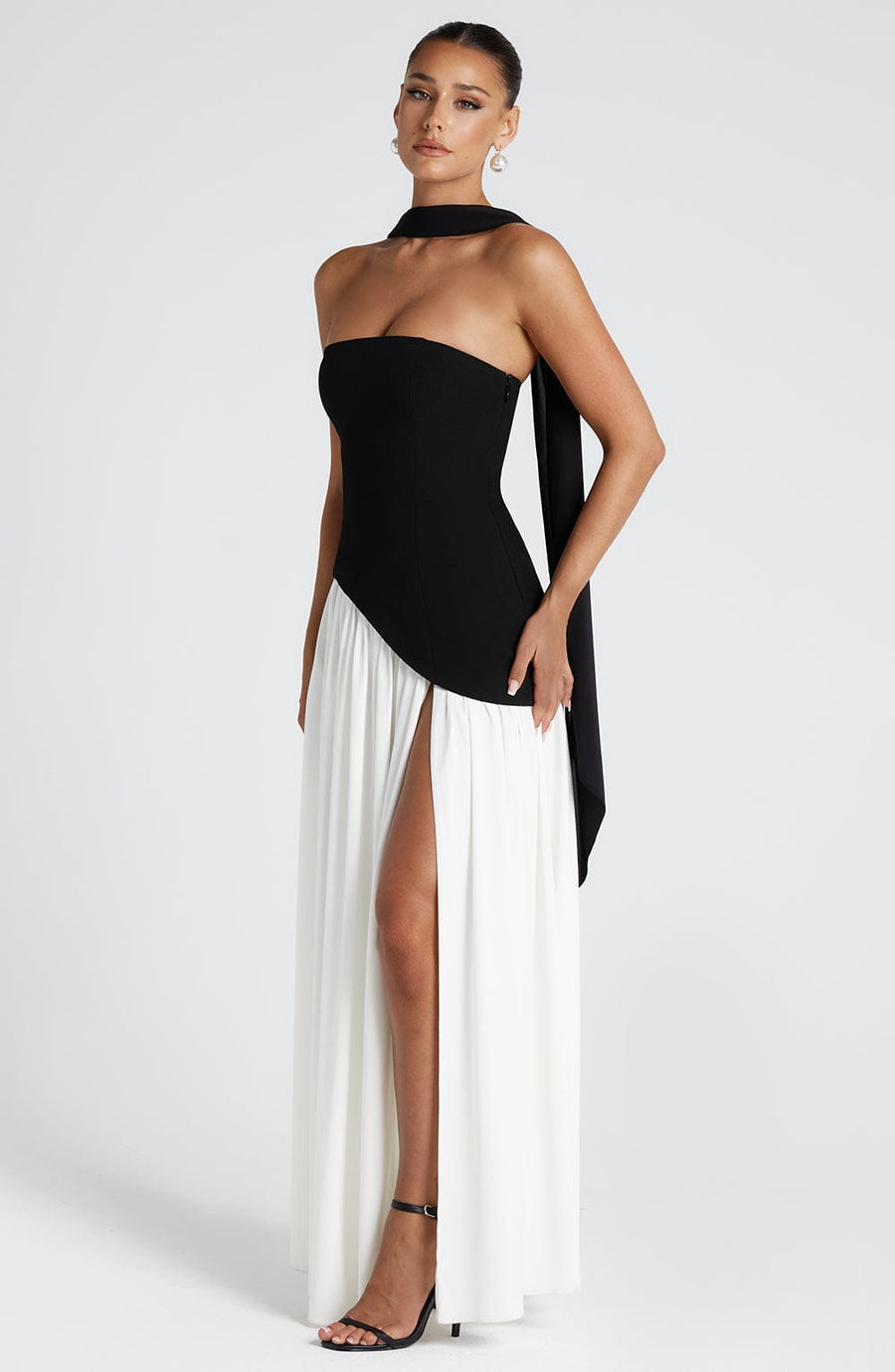 Strapless Bandeau Maxi Dress
