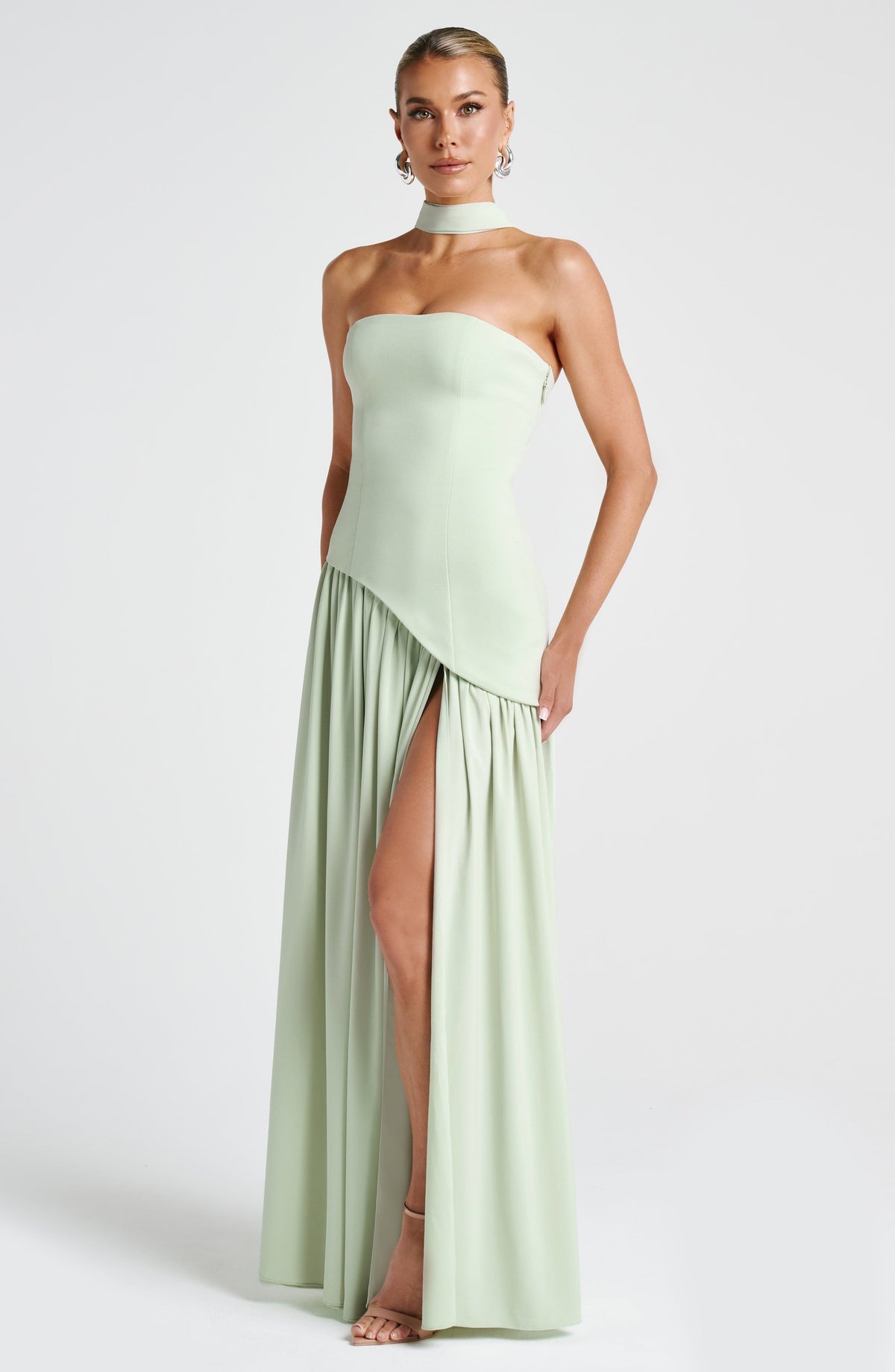 Strapless Bandeau Maxi Dress