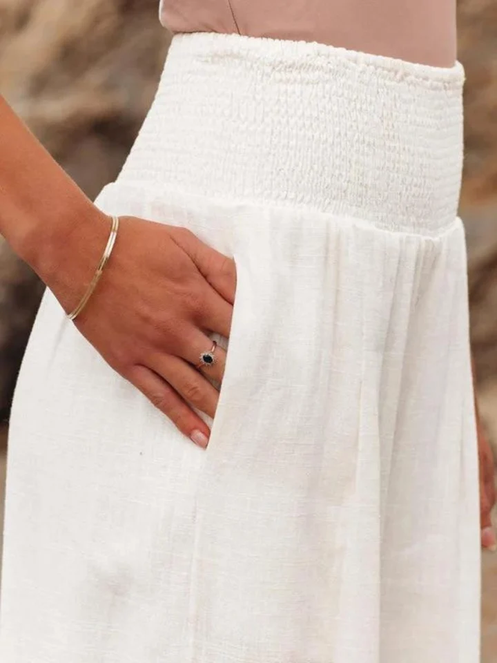 Palazzo Beach Pants with Wide Legs