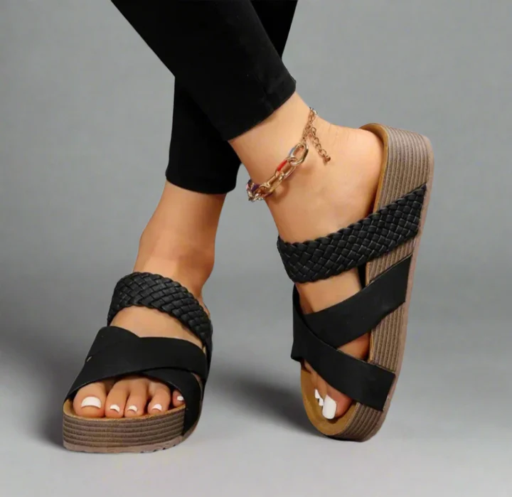 Cushioned Comfort Sandals with Ergonomic Sole