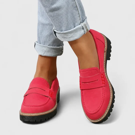Loafers with Contoured Footbed