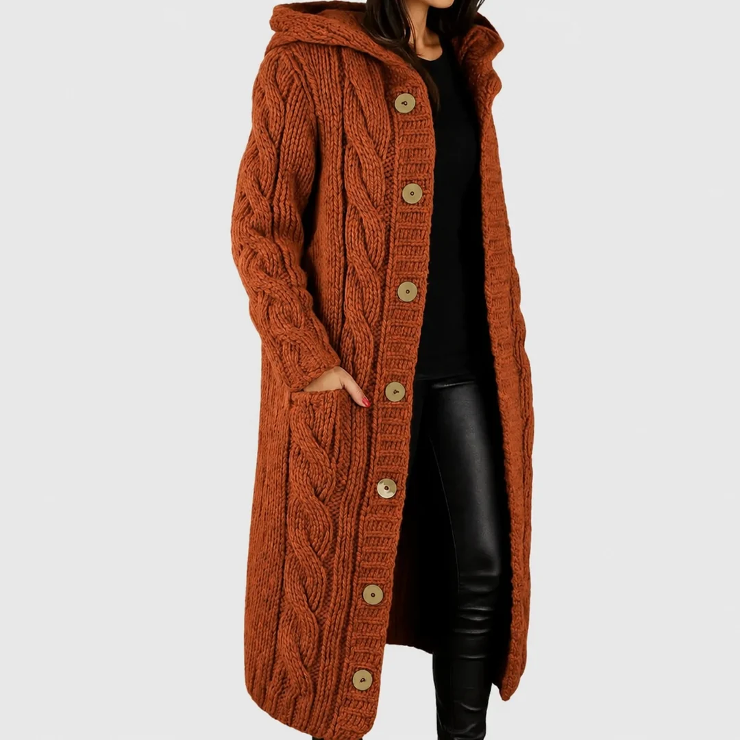Winter Coat with Soft Structured Tailored Shape