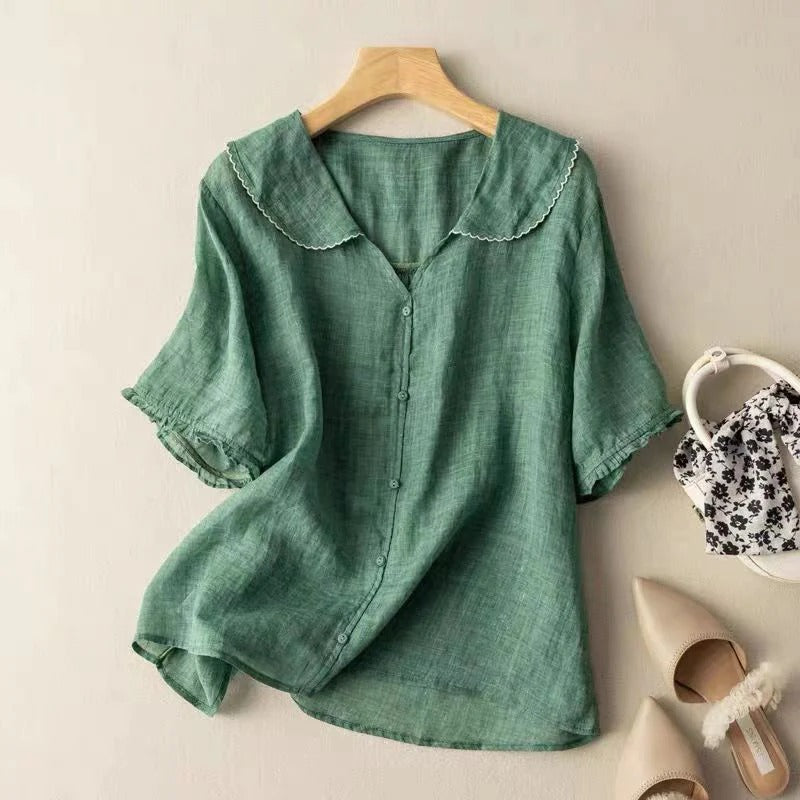 Vintage Button Blouse