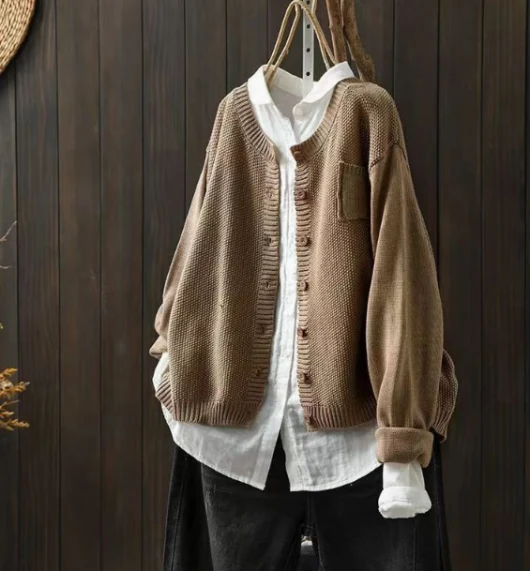 Relaxed Oversized Cardigan