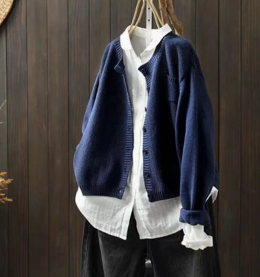 Relaxed Oversized Cardigan