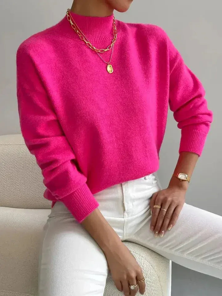 Turtleneck Jumper with Comfortable Knit Fit
