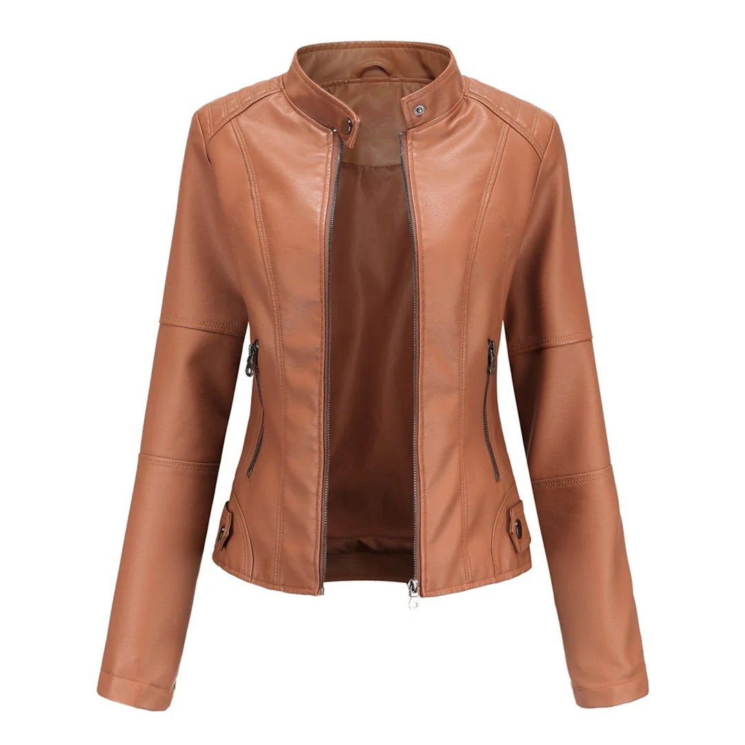 Jacket with Asymmetric Zip