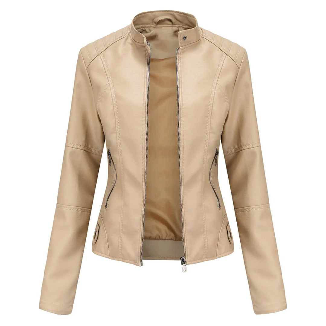 Jacket with Asymmetric Zip