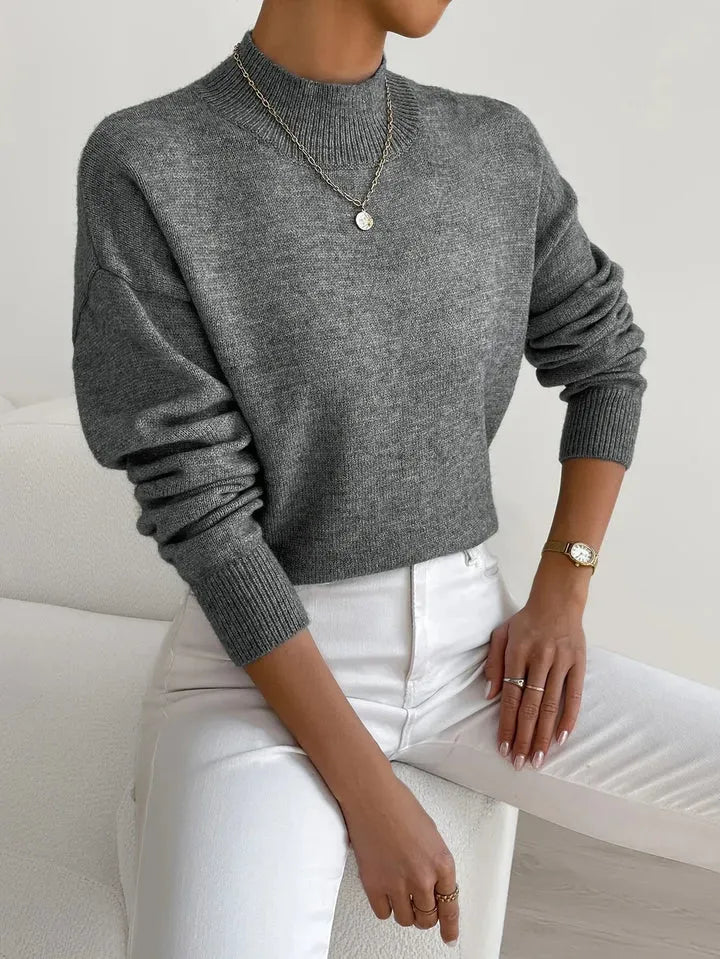 Turtleneck Jumper with Comfortable Knit Fit