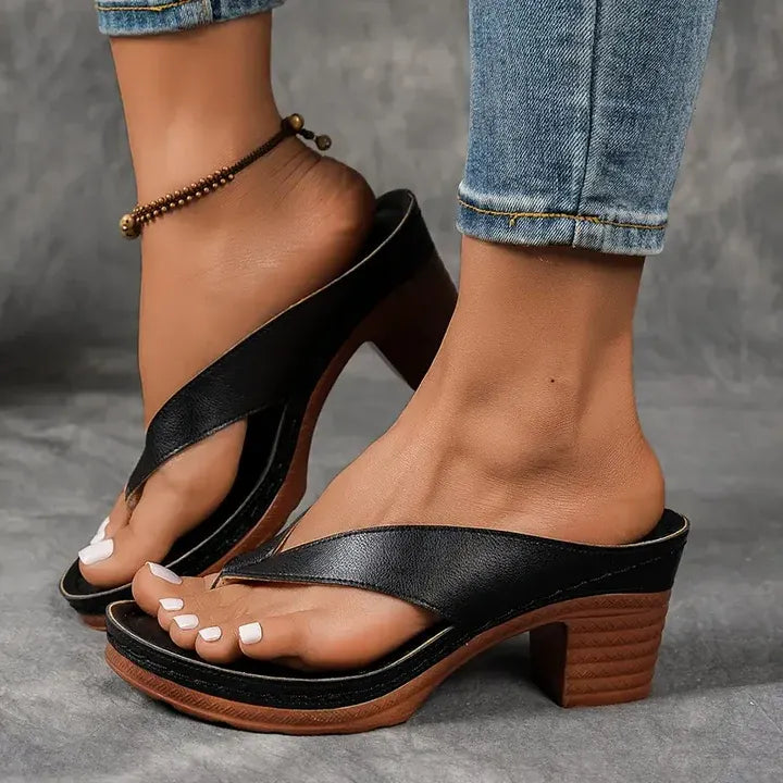 Cushioned Slippers with Supportive Heel