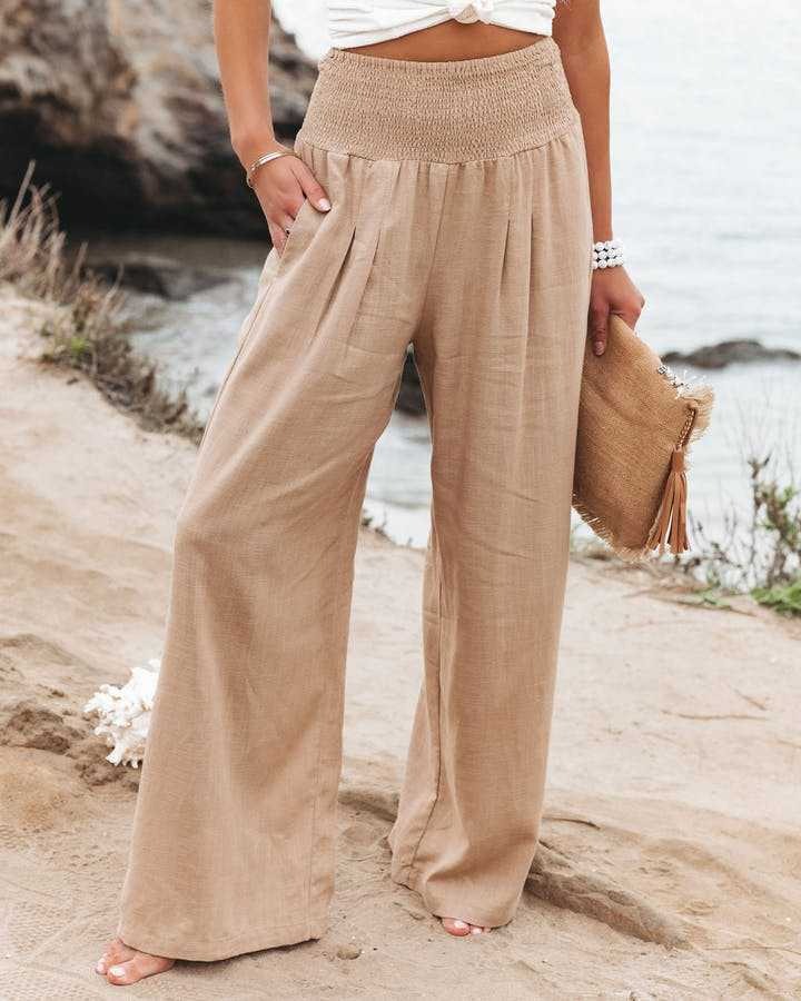 Palazzo Beach Pants with Wide Legs