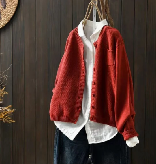 Relaxed Oversized Cardigan