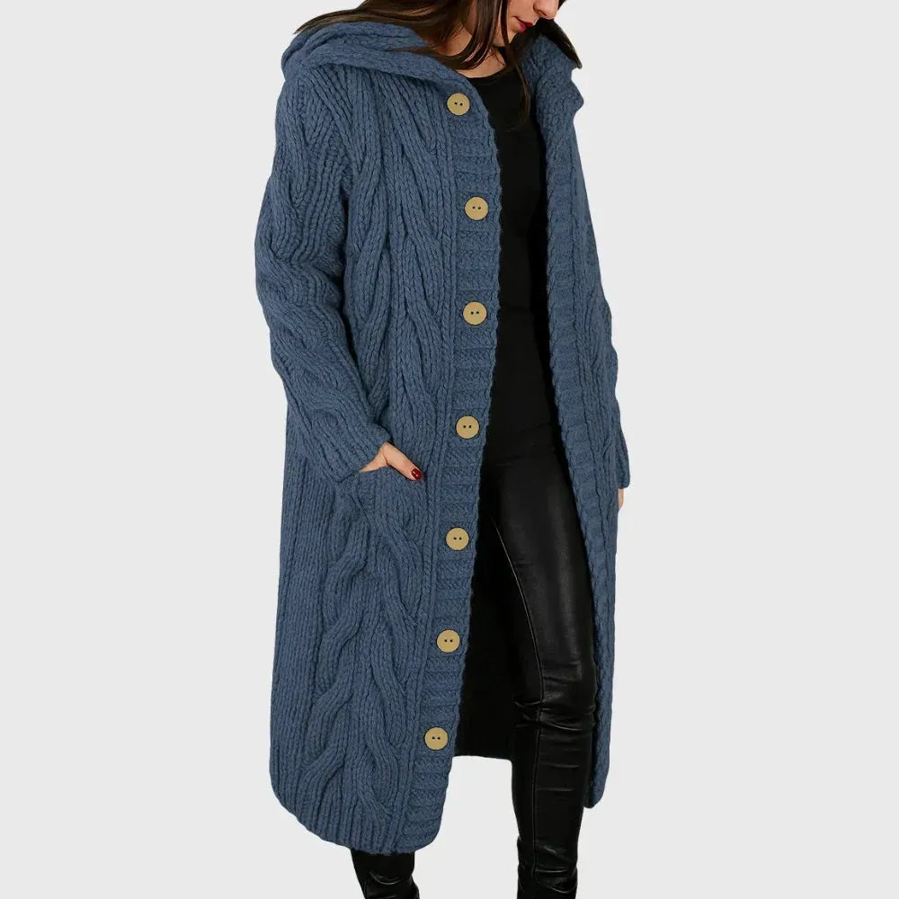 Winter Coat with Soft Structured Tailored Shape