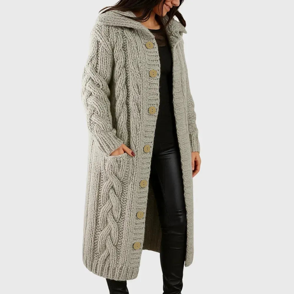 Winter Coat with Soft Structured Tailored Shape