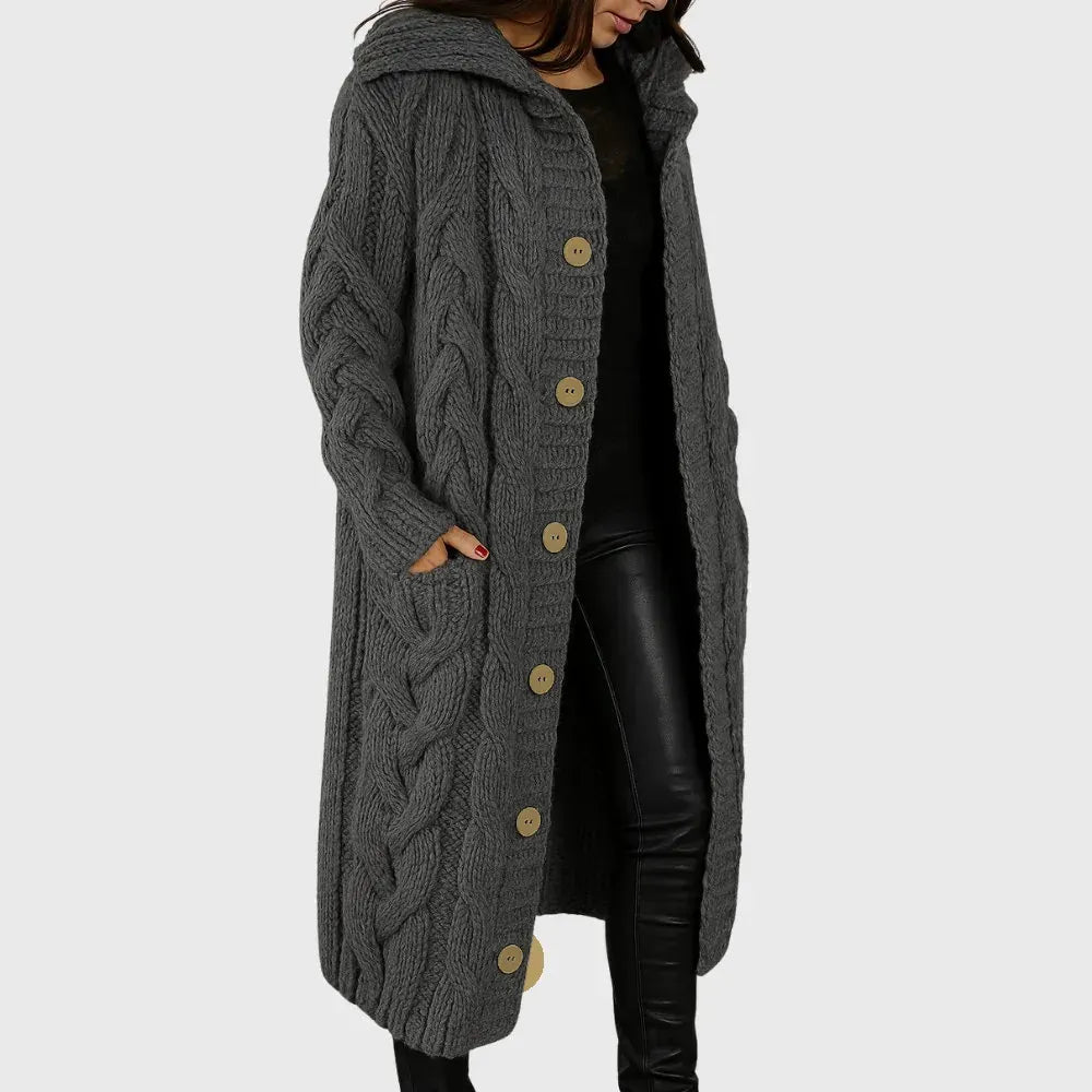 Winter Coat with Soft Structured Tailored Shape