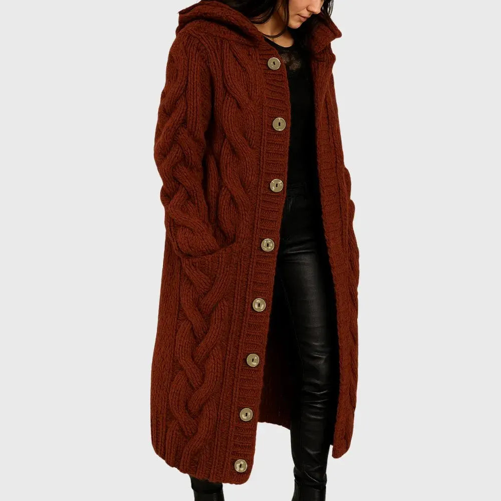 Winter Coat with Soft Structured Tailored Shape