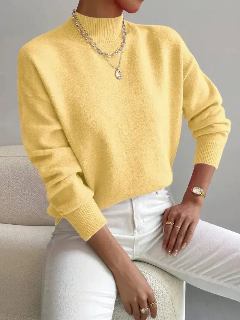 Turtleneck Jumper with Comfortable Knit Fit