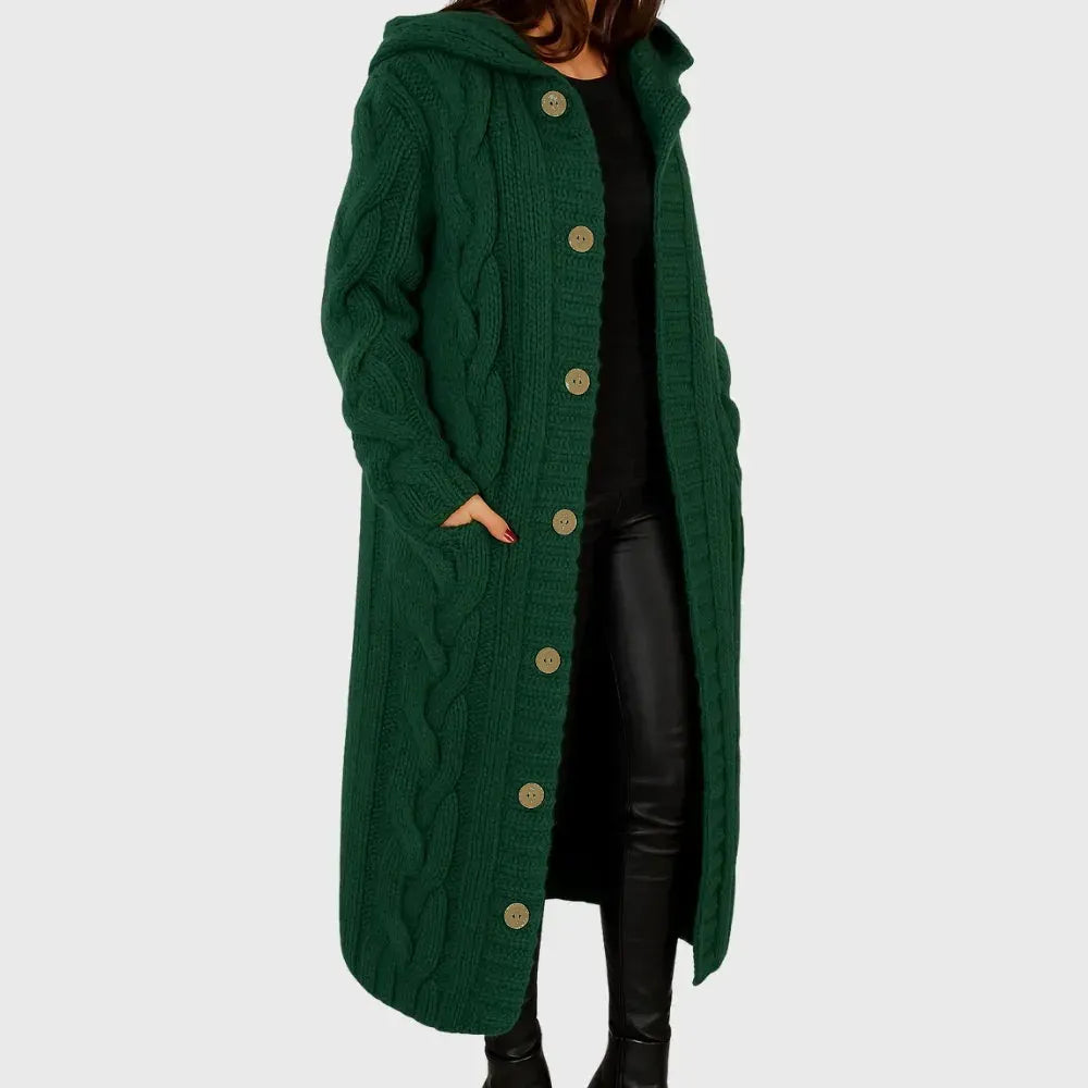 Winter Coat with Soft Structured Tailored Shape