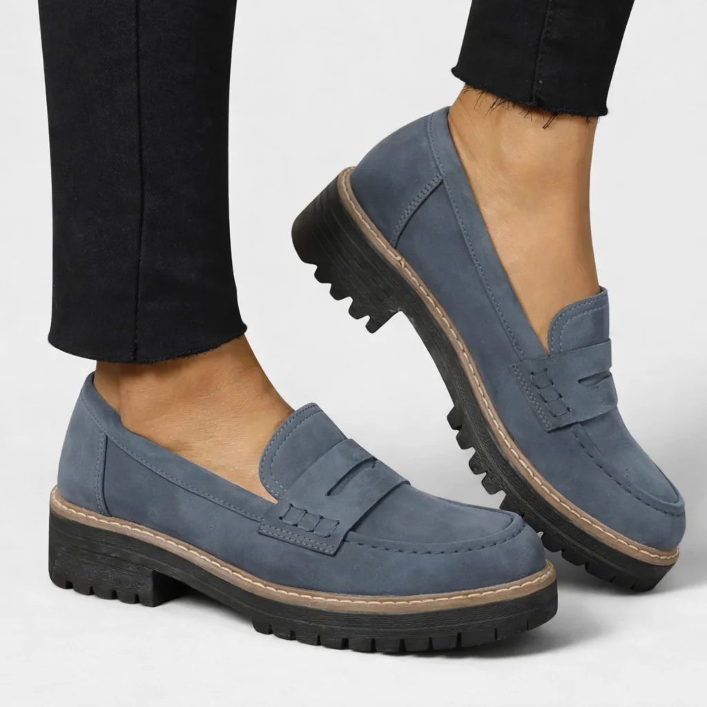 Loafers with Contoured Footbed