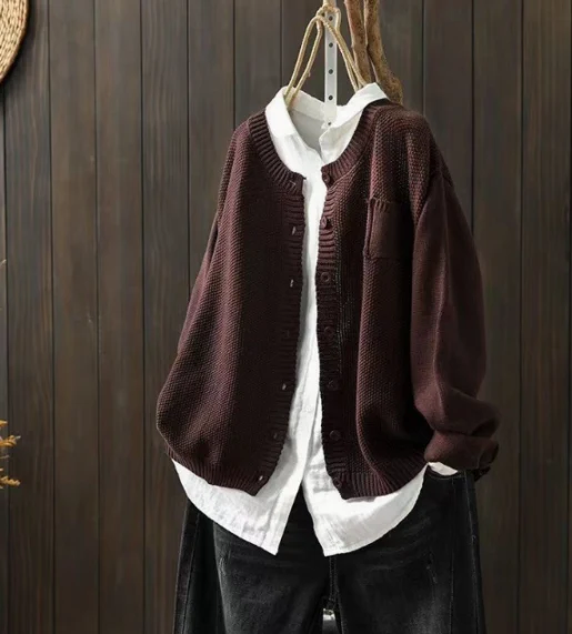 Relaxed Oversized Cardigan