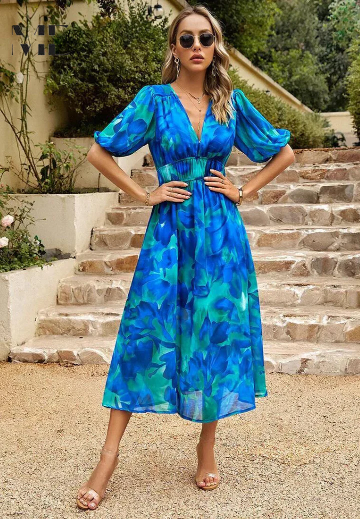 Elegant Floral Dress