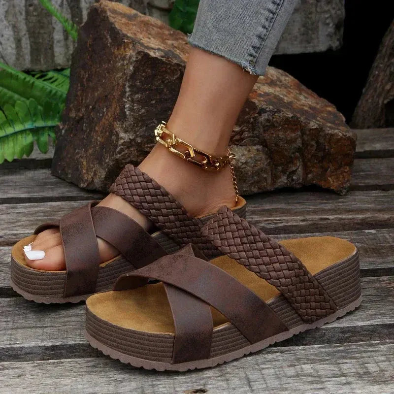 Cushioned Comfort Sandals with Ergonomic Sole