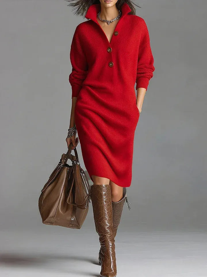Soft Knit Sweater Dress