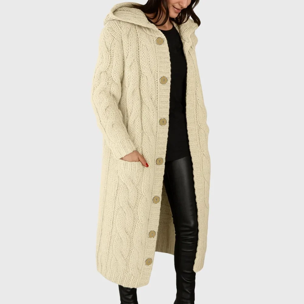 Winter Coat with Soft Structured Tailored Shape