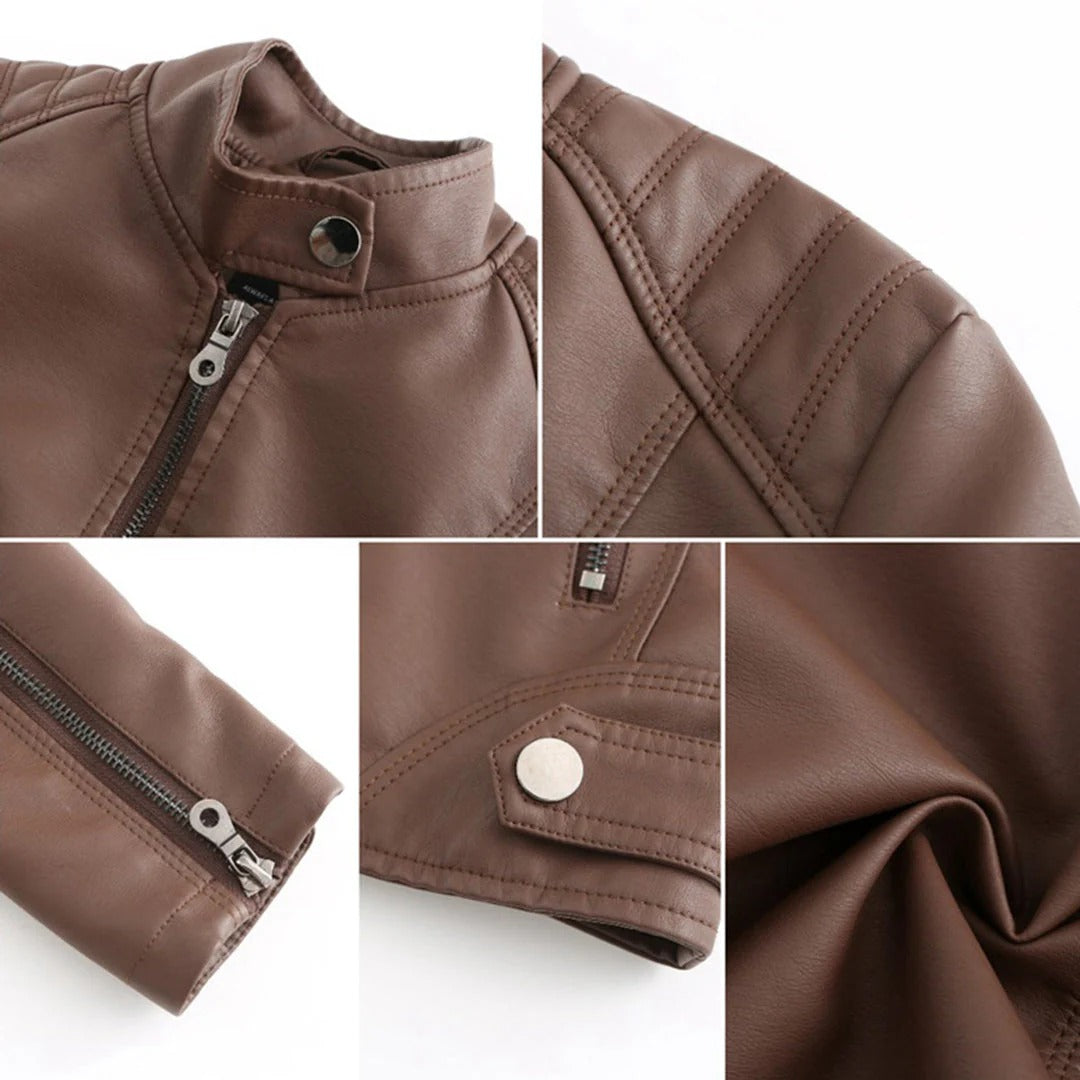 Jacket with Asymmetric Zip