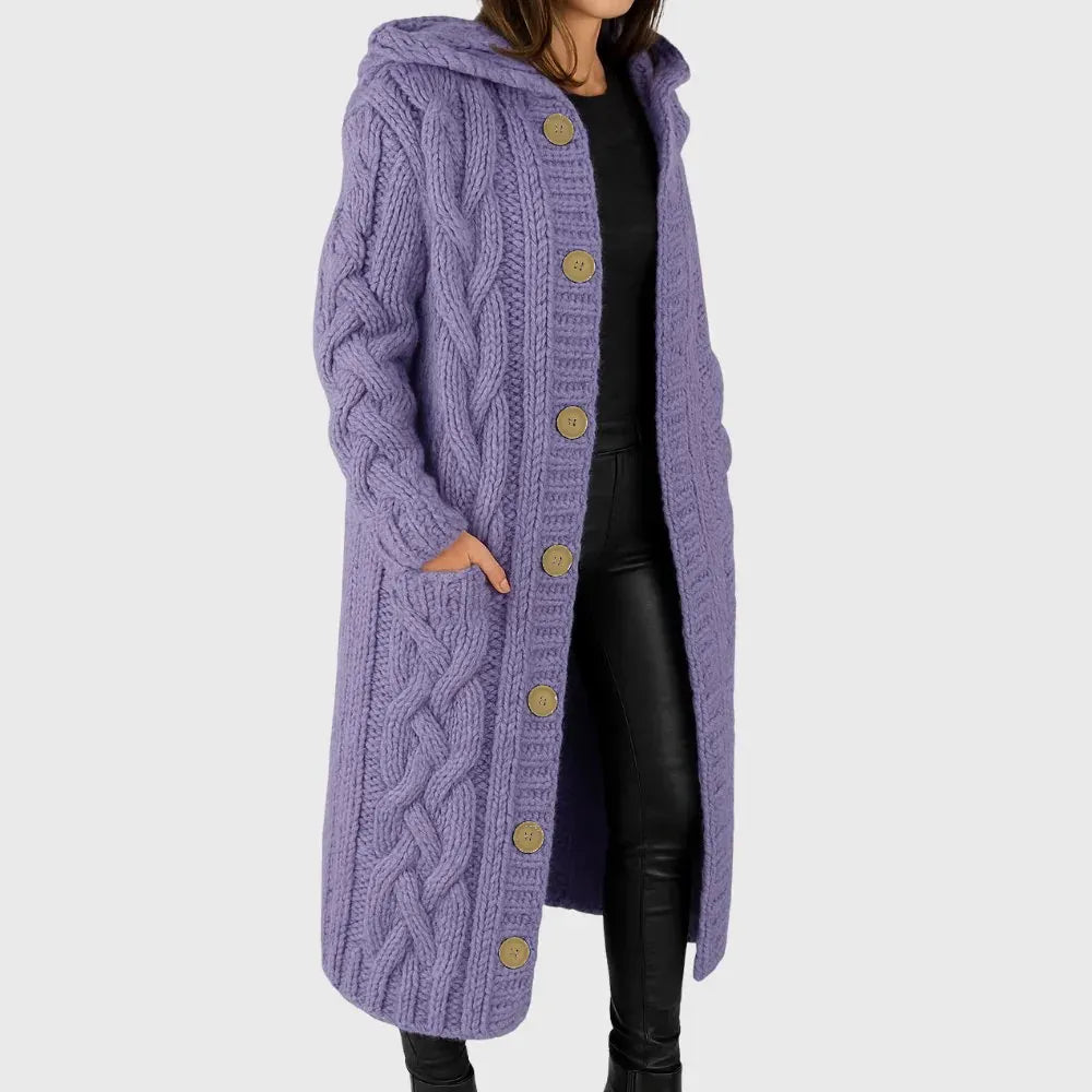 Winter Coat with Soft Structured Tailored Shape